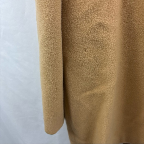 Vintage Mackintosh of New England Women's Size 20.5 Wool Mid Coat Tan Pre-Owned - Picture 12 of 16